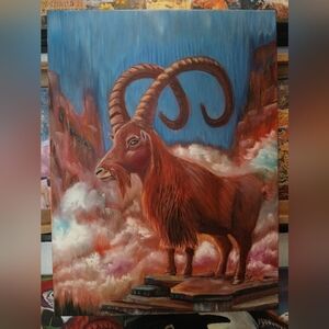 "Unstoppable" Original Oil and Acrylic Painting . 18x24" On Stretched Canvas.